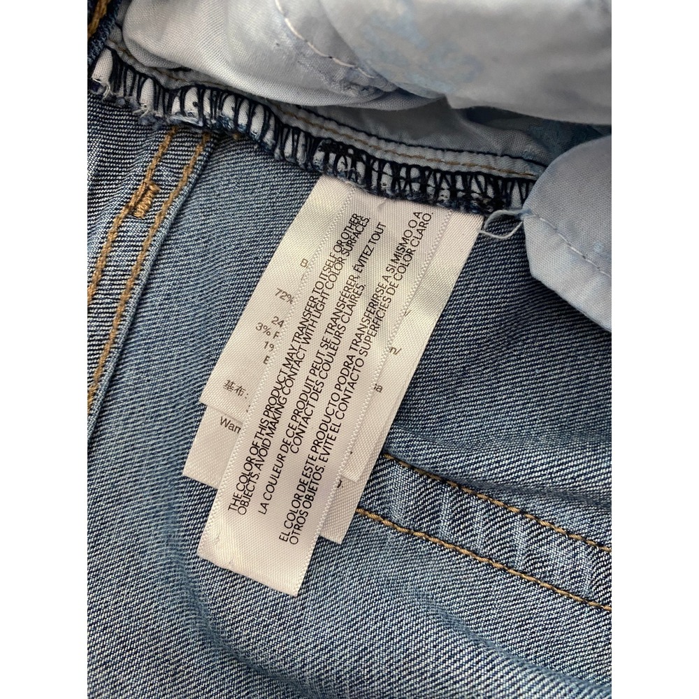 DKNY Jeans Womens Size 30 High Rise Flare Leg Blue Medium‎ Wash Denim Stretch - Picture 5 of 8